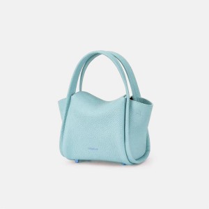 Songmont Mini Song Bucket Bag Light Blue | PHILIPPINES QRBI4