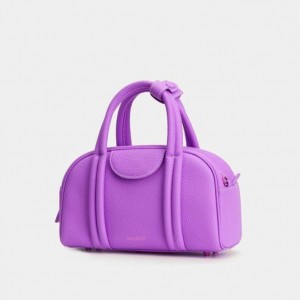 Songmont Small Bowling Crossbody Bag Lavender | PHILIPPINES GVOT8