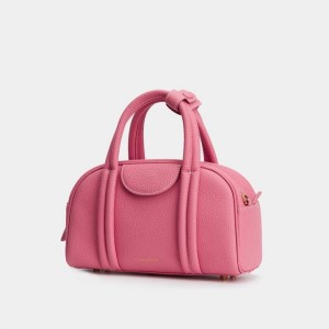 Songmont Small Bowling Crossbody Bag Pink | PHILIPPINES LSGP7