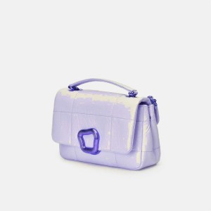 Songmont Small Chocolate Shoulder Bag Lavender | PHILIPPINES PRJB4