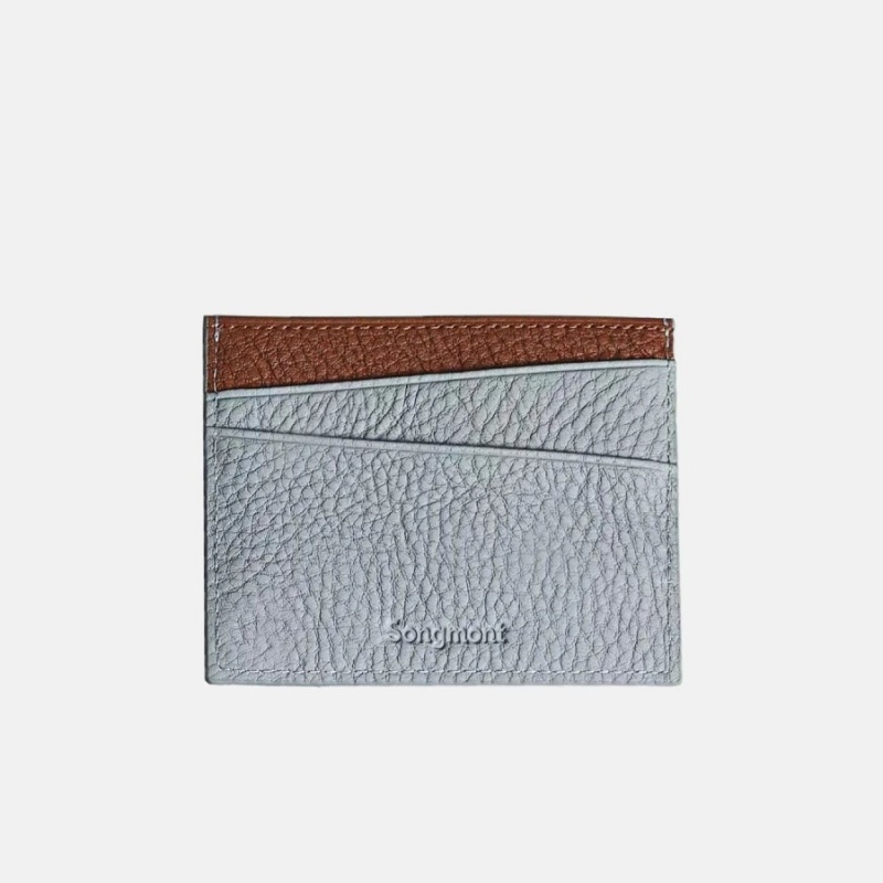 Songmont Card Holder Grey / Brown | PHILIPPINES ZMNS2