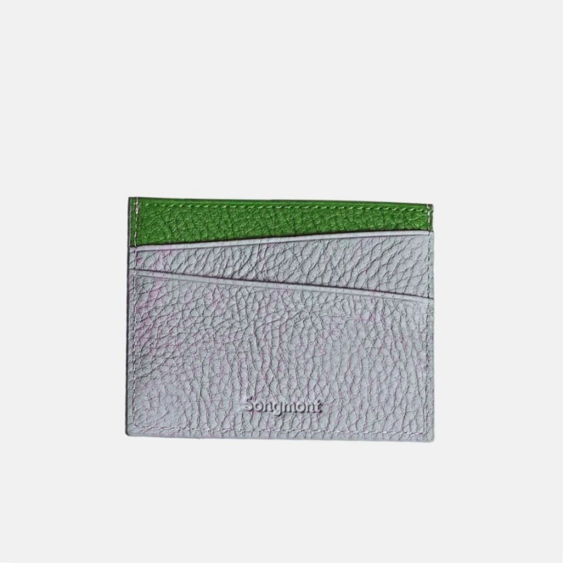 Songmont Card Holder Grey / Green | PHILIPPINES LOPY4