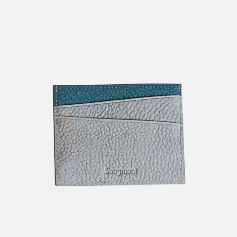 Songmont Card Holder Grey / Turquoise | PHILIPPINES AOXE5