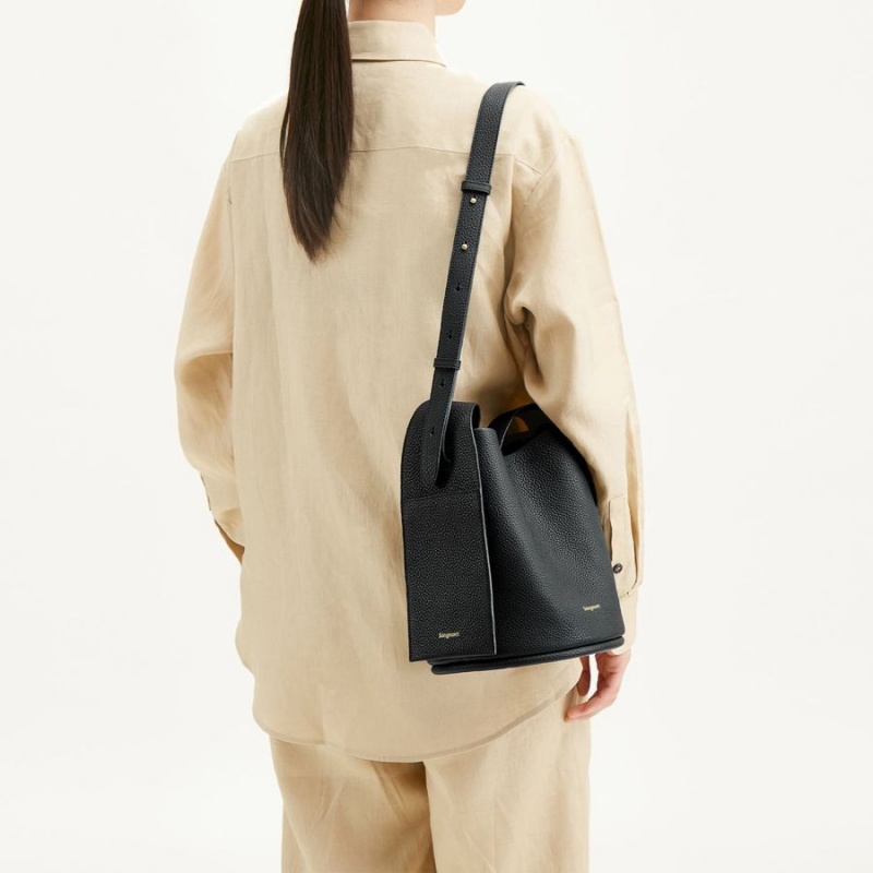 Songmont Drippy Bucket Bag Black | PHILIPPINES GLRI4