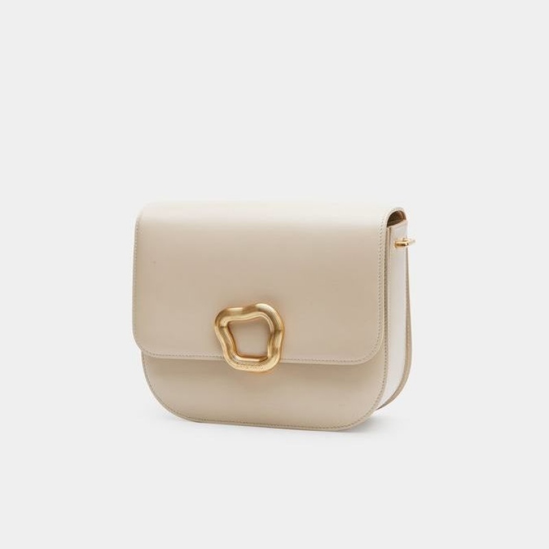 Songmont Large Reset Tofu Crossbody Bag White | PHILIPPINES HCYP3