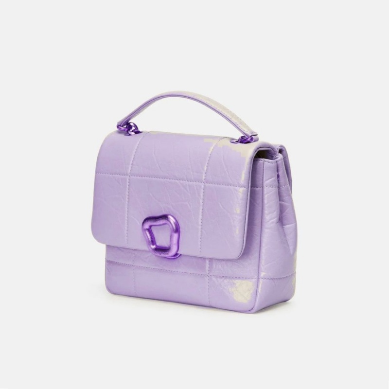 Songmont Medium Chocolate Shoulder Bag Lavender | PHILIPPINES GTNL7