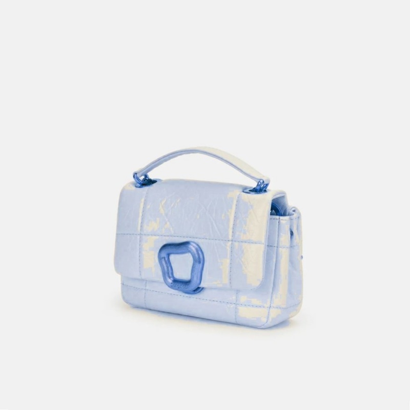 Songmont Mini Chocolate Shoulder Bag Light Blue | PHILIPPINES MNRL8