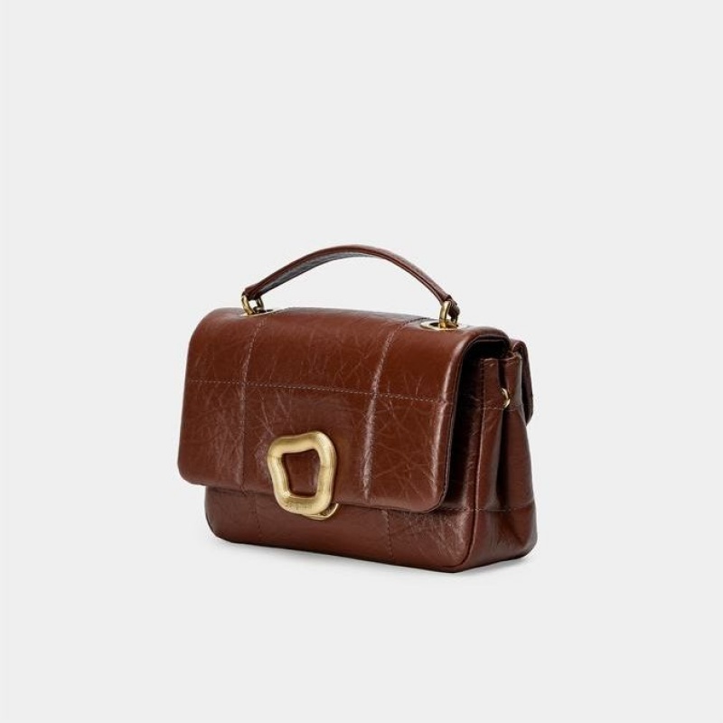 Songmont Small Chocolate Shoulder Bag Brown | PHILIPPINES SUJQ1