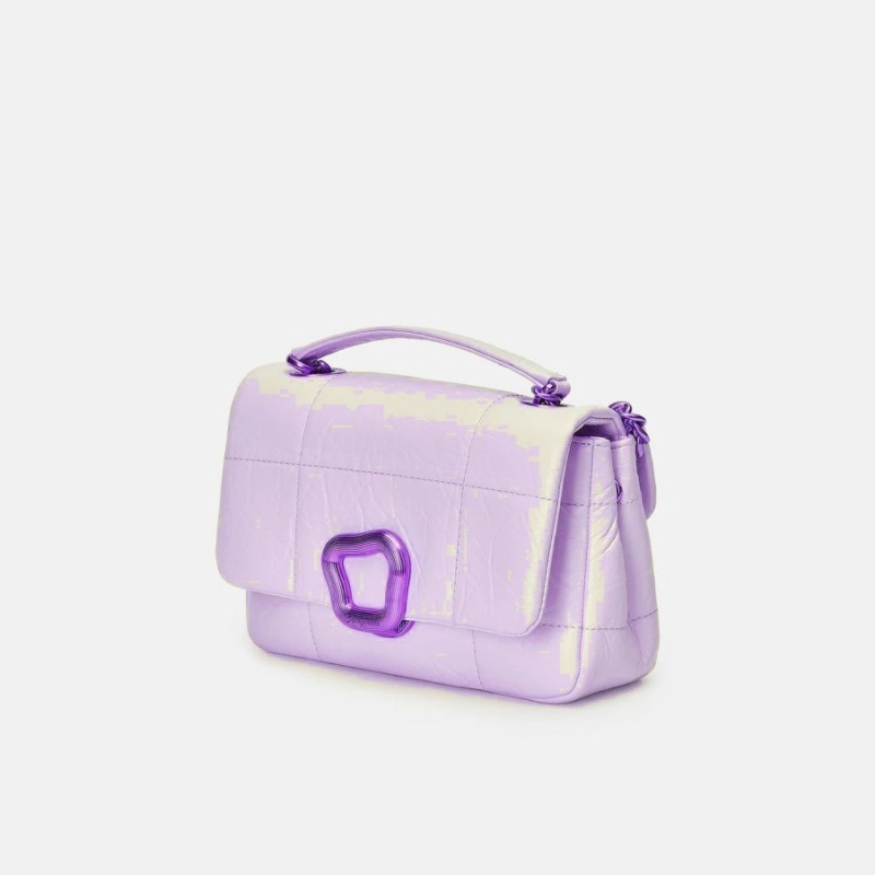 Songmont Small Chocolate Shoulder Bag Lavender | PHILIPPINES XDZQ0