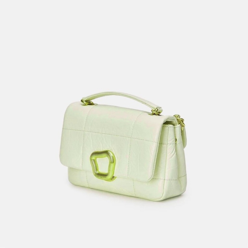 Songmont Small Chocolate Shoulder Bag Mint | PHILIPPINES IZDQ0