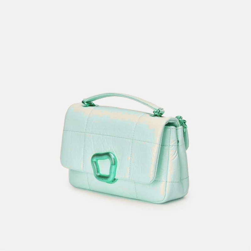 Songmont Small Chocolate Shoulder Bag Mint | PHILIPPINES KDOW5